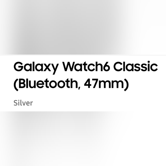 Galaxy Watch 6 Classic 47mm Silver Smartwatch W/ Extra HybridBand & Charger Puck - Picture 6 of 6